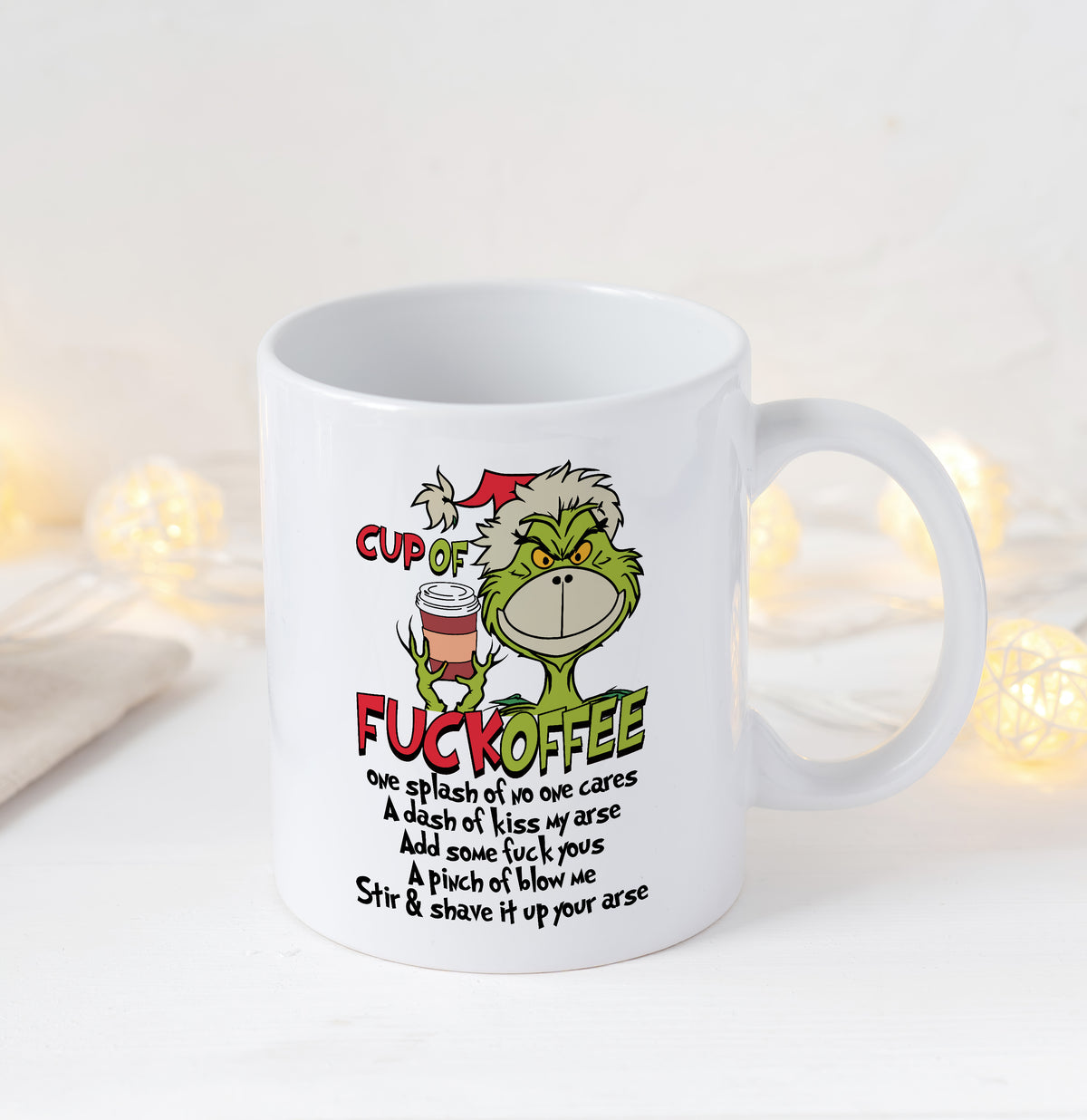 Cup uf fuckoffee bögre