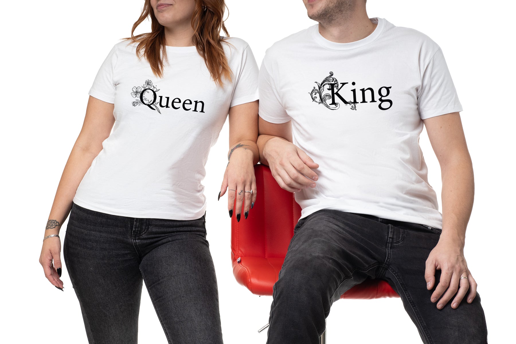 King&Queen páros póló