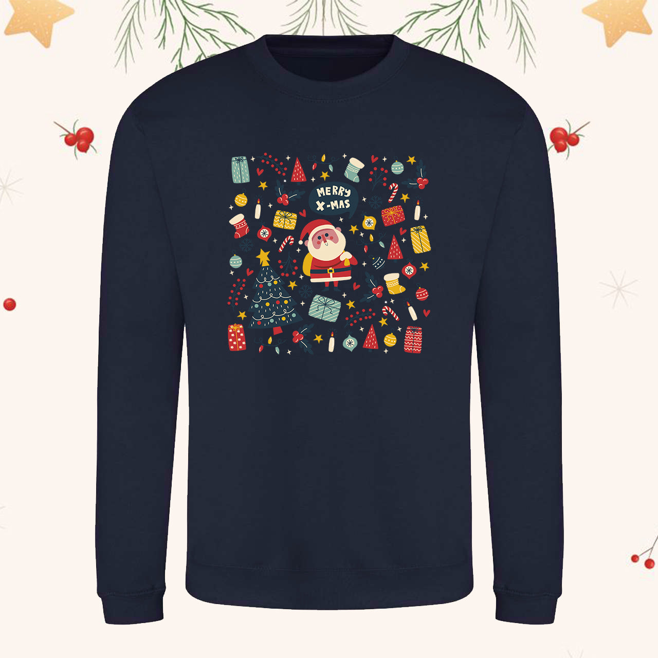 Merry Xmas belebújós pulcsi