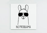 No probllama - vászonkép