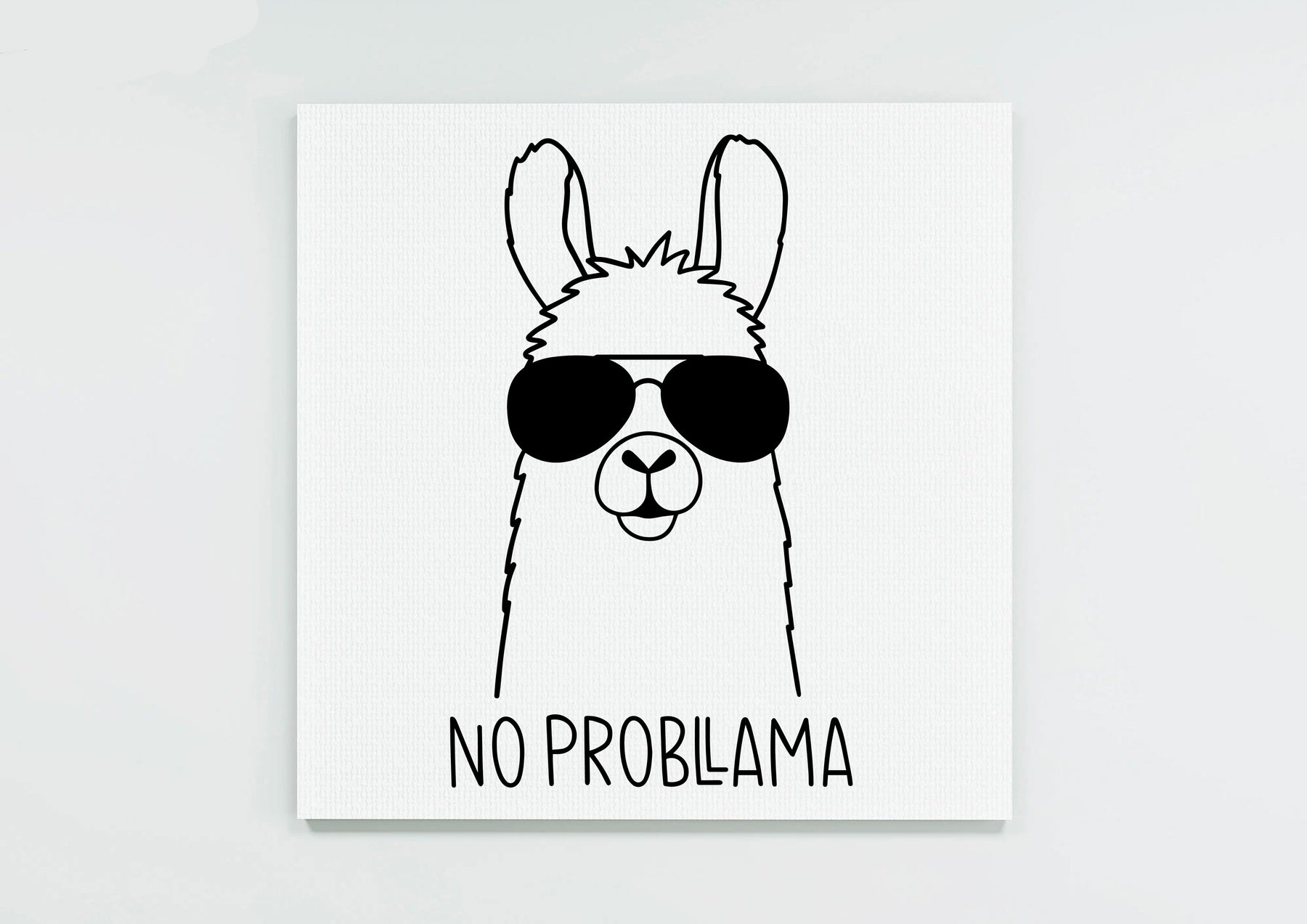 No probllama - vászonkép