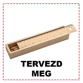Színes ceruza szett vonalzóval