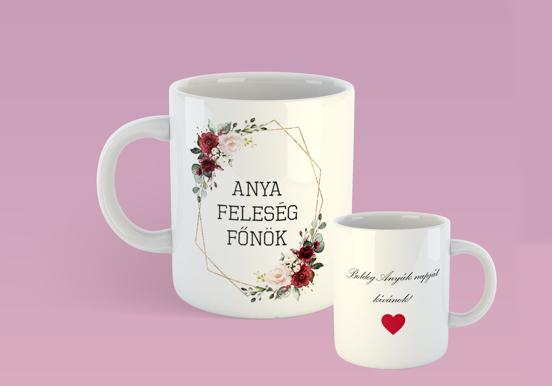 Anya feleség főnök bögre