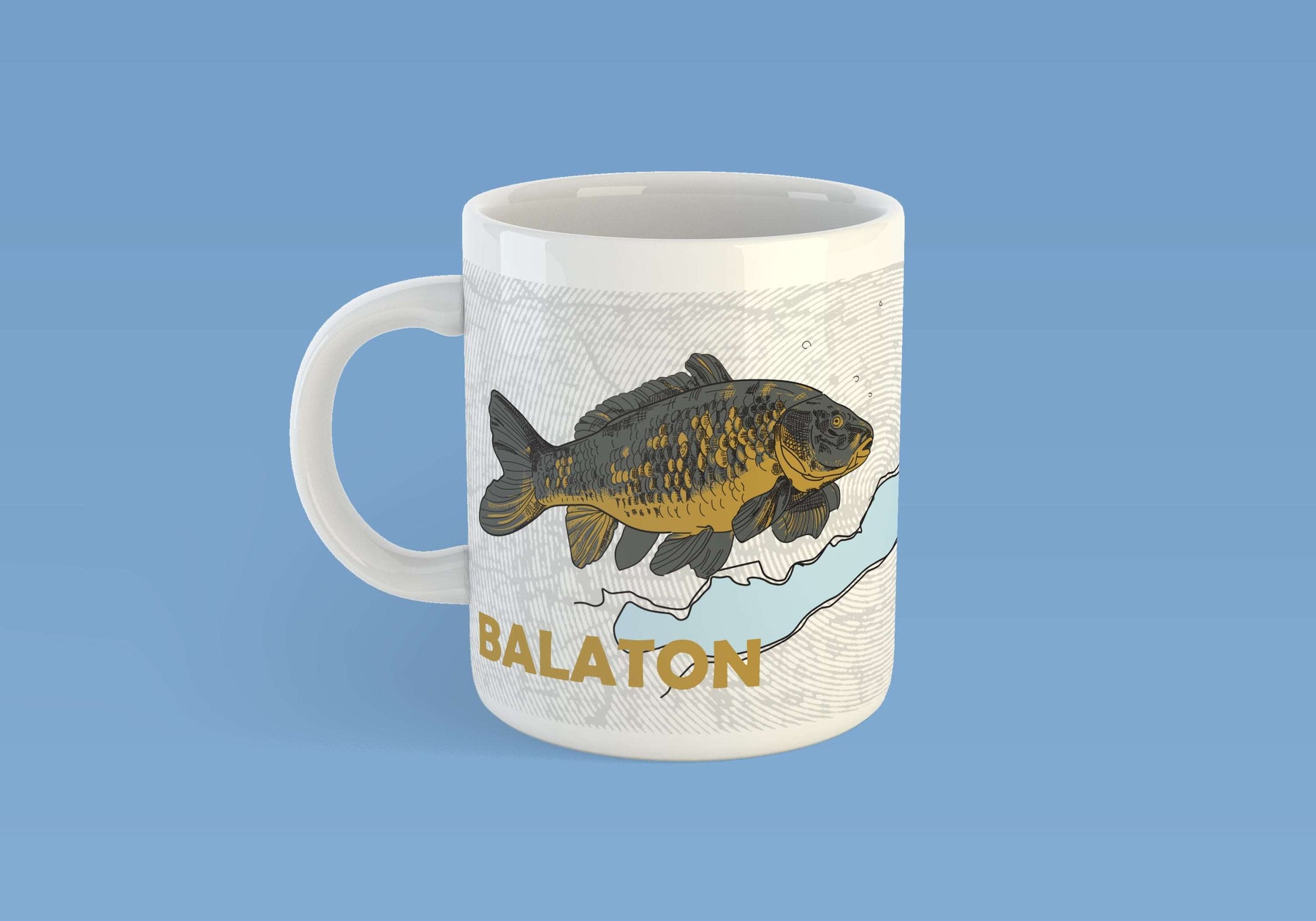 Balaton ponttyal bögre