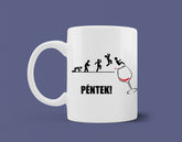 Péntek bögre