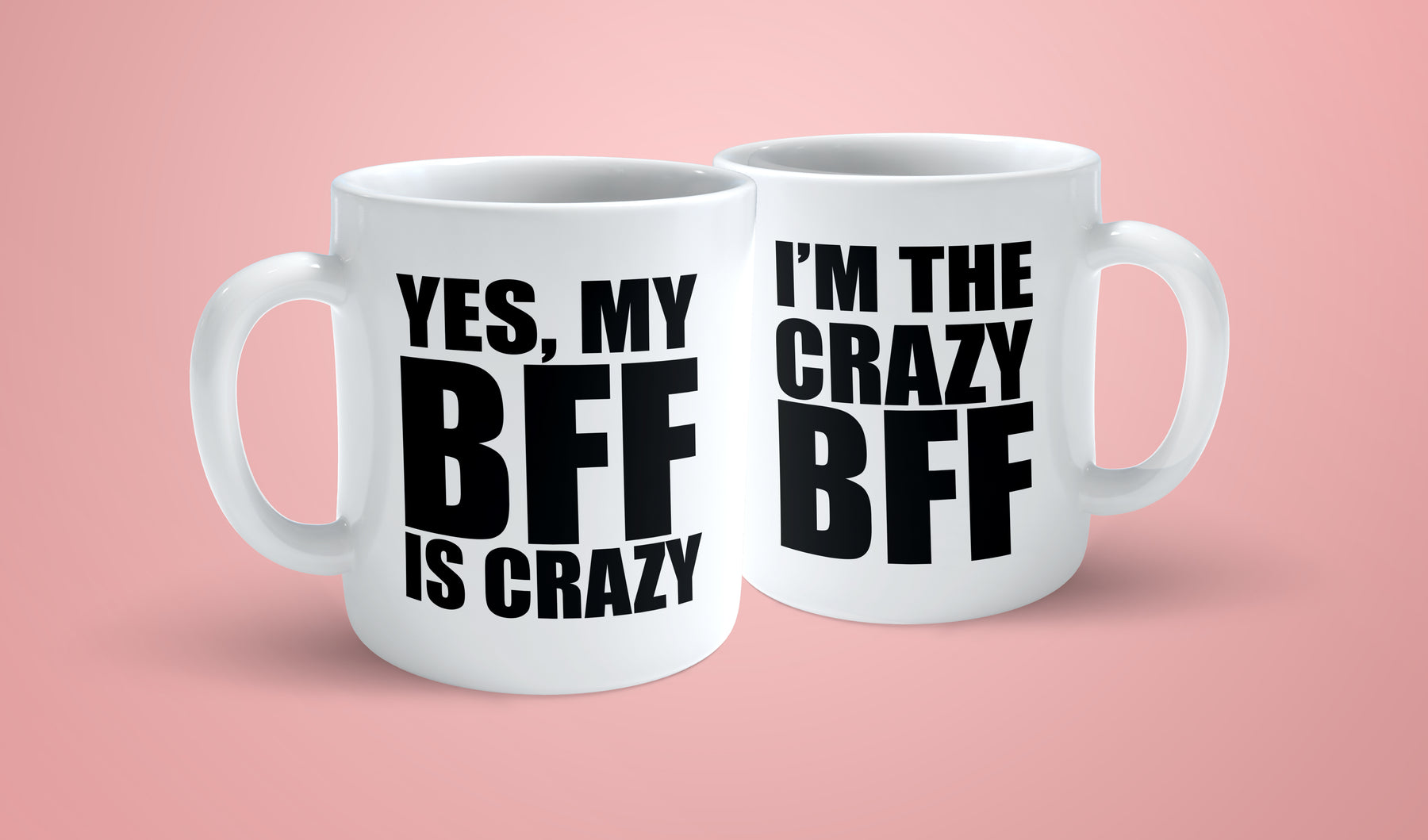Crazy bff páros bögre