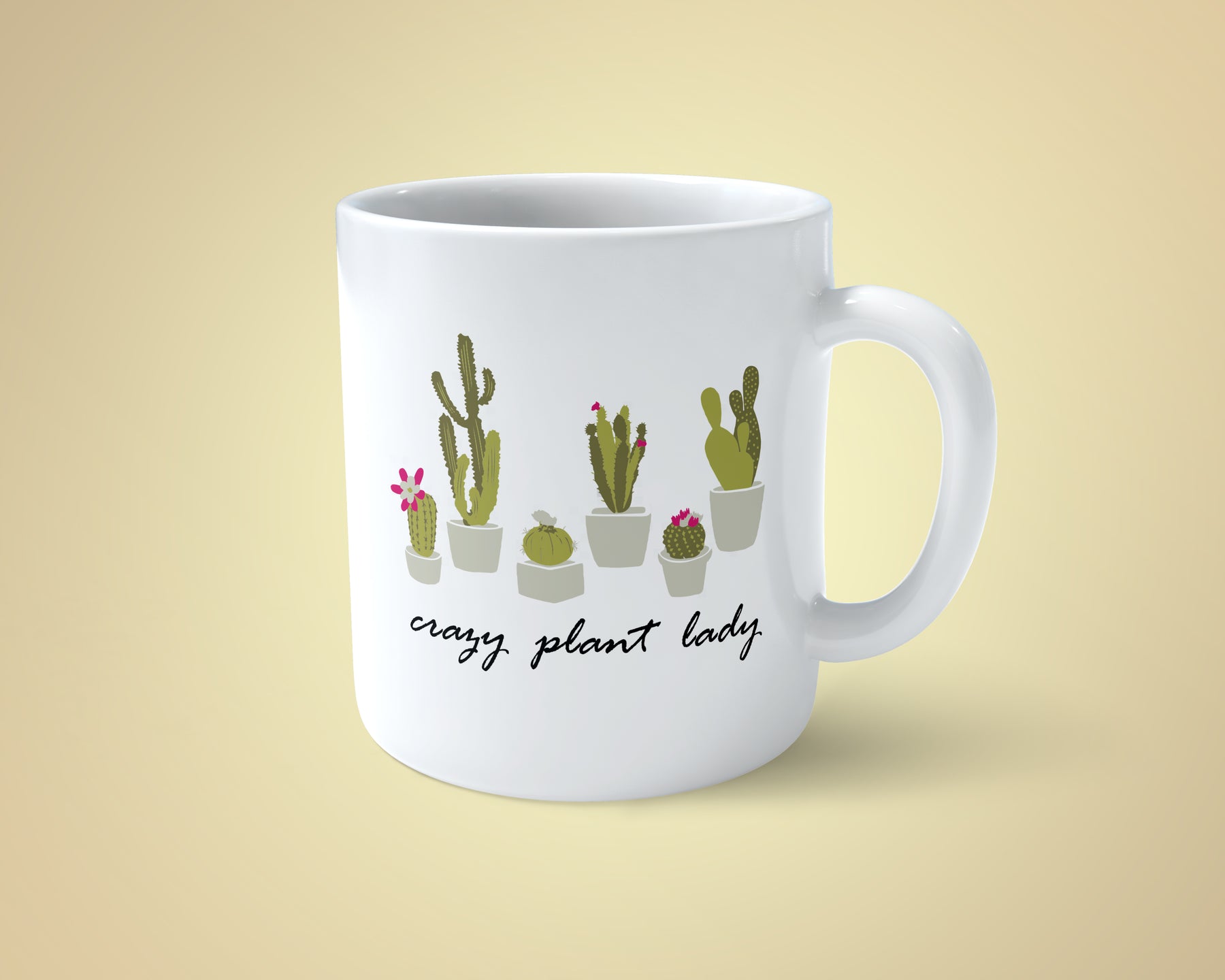 Crazy plant lady bögre