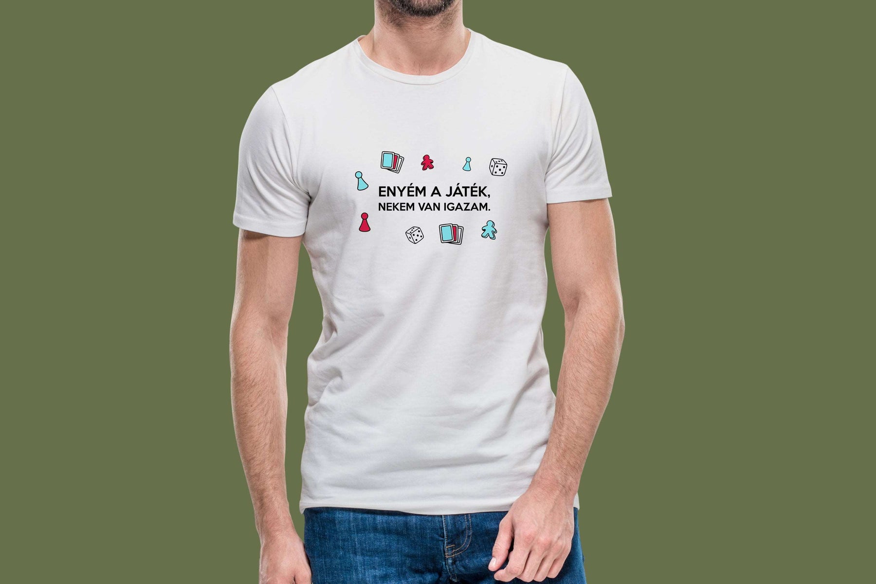 Enyém a játék póló társasjátékos póló