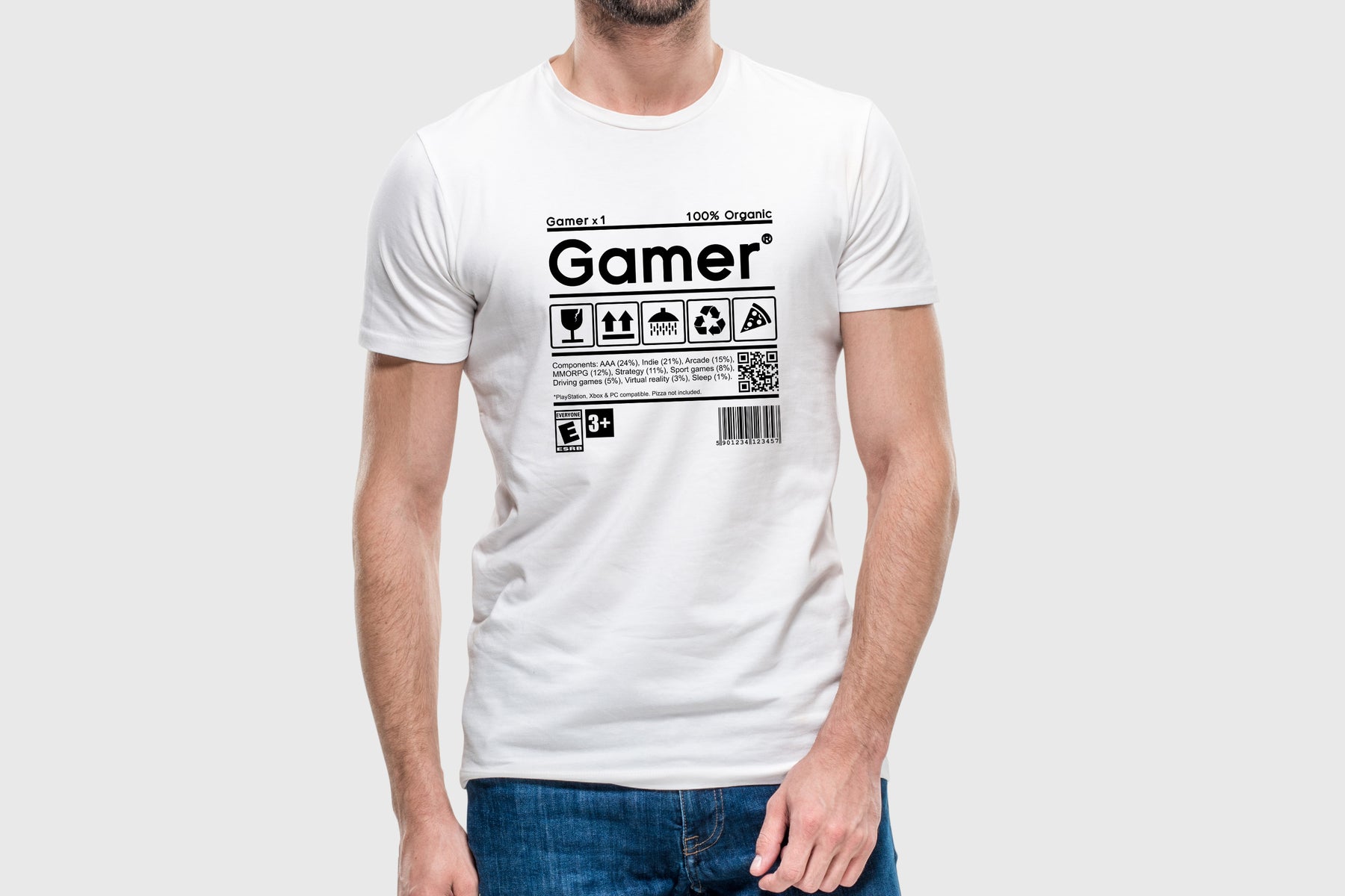 Gamer férfi póló