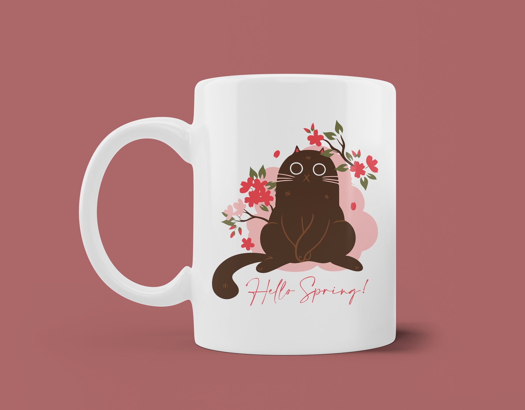 Helló Spring bögre