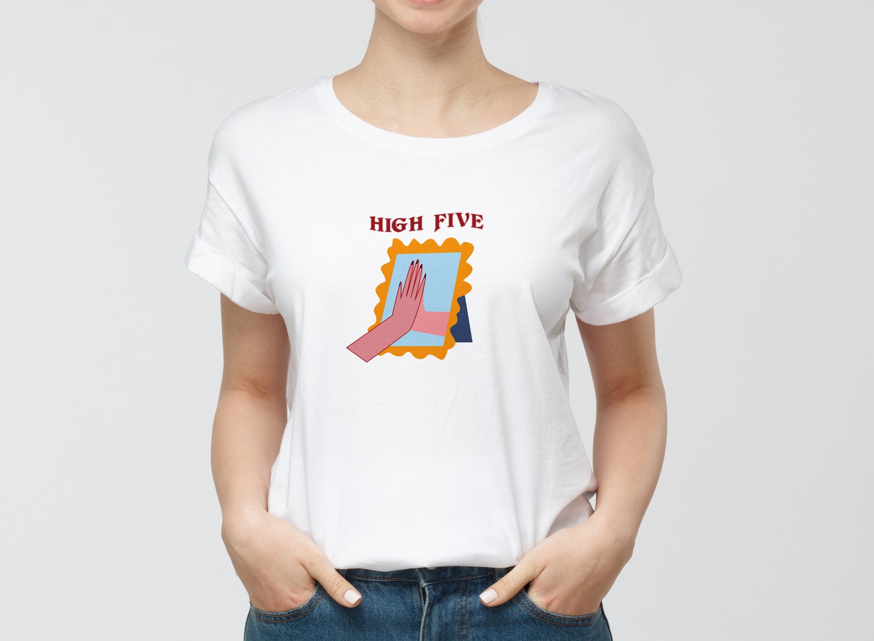 High five női póló
