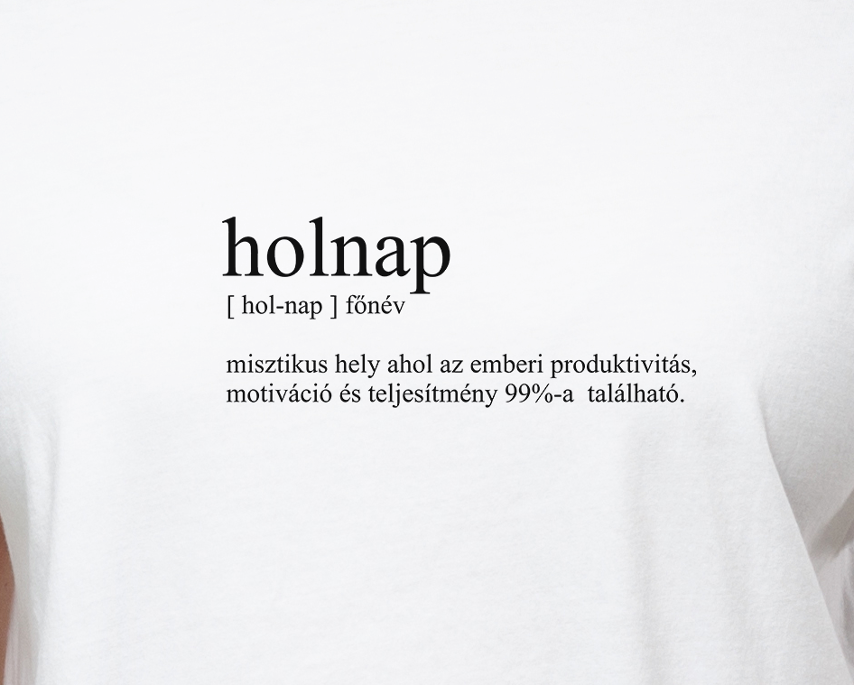 Holnap női póló