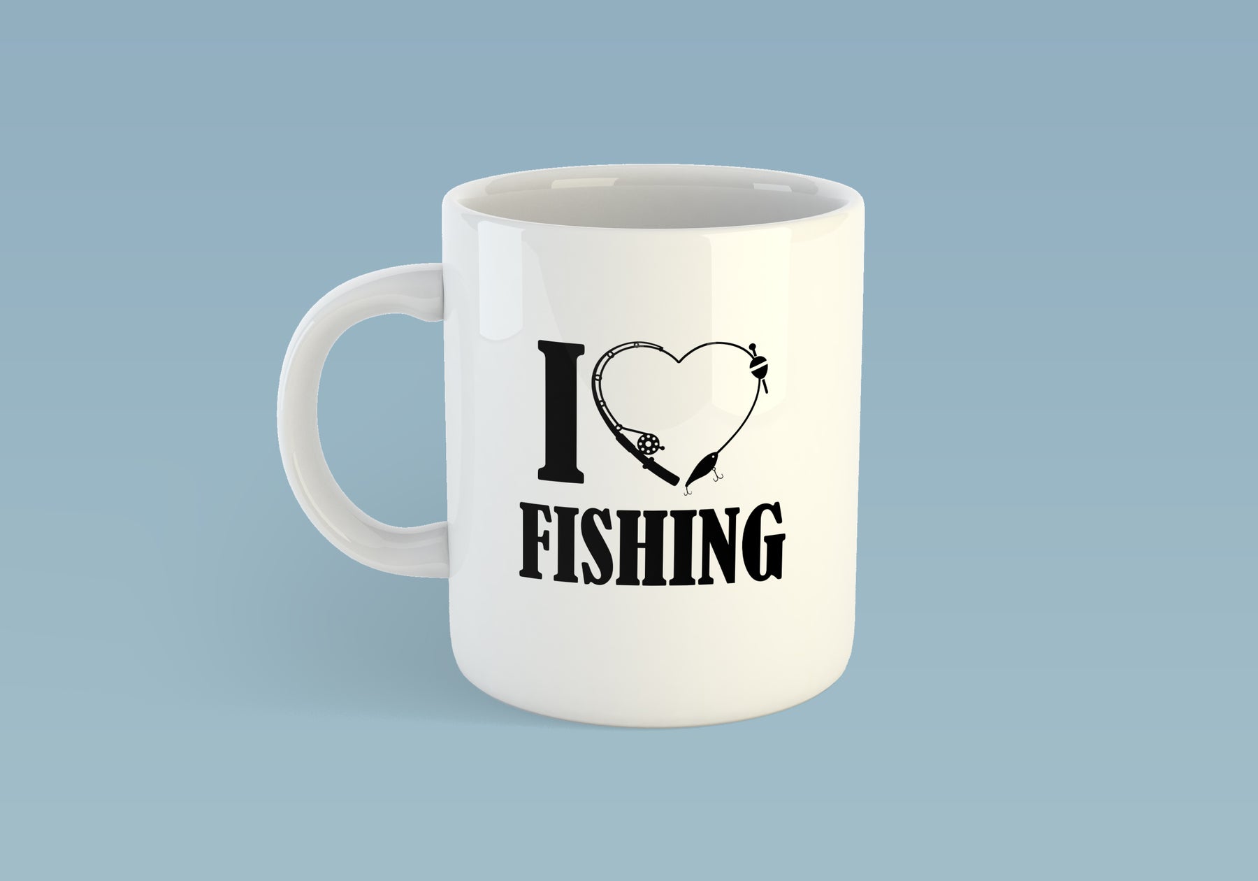 i love fishing bögre