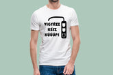 Vigyázz, kész, kúp! - férfi póló