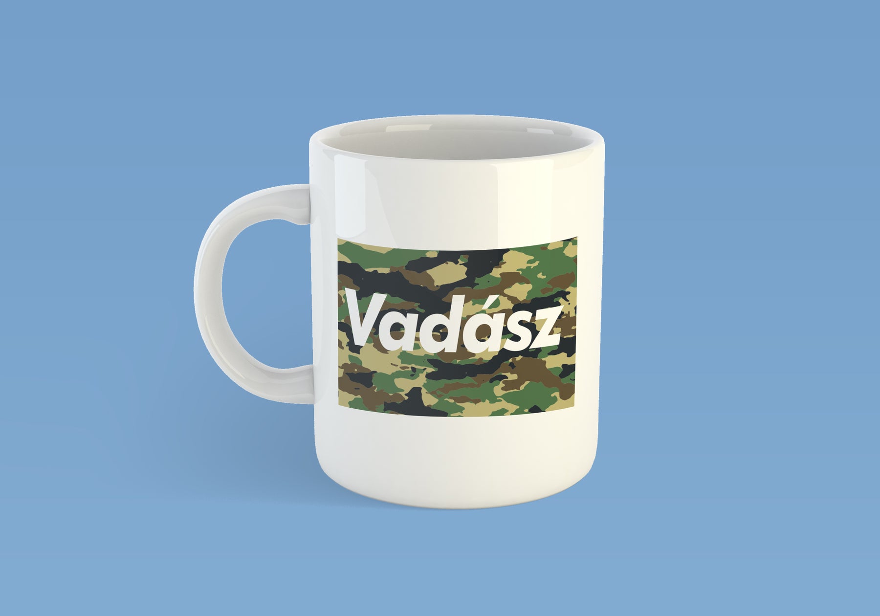 vadászos bögre őz vadász ajándéktárgy